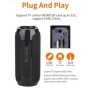 Altavoz portátil resistente al agua compatible con Bluetooth, columna 