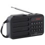 Radio portátil FM MP3 USB Bluetooth altavoz inalámbrico soporte carga 