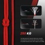 Abma Cord 4mm Paracord 550 Nylon Cuerda (10-15-30-50m) Tipo III 7 Hebras Cuerda de Nailon - MAX. 250 kg - Ejército Verde, 15m