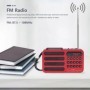 Radio portátil FM MP3 USB Bluetooth altavoz inalámbrico soporte carga 