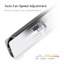 Accesorios de Refrigeración para PS5, Ventilador de Refrigeración KIWIHOME PS5 con LED, Velocidad Automática, Concentradores