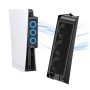 Accesorios de Refrigeración para PS5, Ventilador de Refrigeración KIWIHOME PS5 con LED, Velocidad Automática, Concentradores