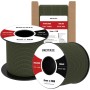 Brotree 2mm Paracord 3 Hebras 50M 100% Nylon Cuerda de Paracaídas para Al Aire Libre, Artesanía, Bricolaje - 90kg Carga de