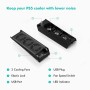 Accesorios de Refrigeración para PS5, Ventilador de Refrigeración KIWIHOME PS5 con LED, Velocidad Automática, Concentradores