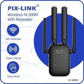 PIX-LINK-extensor de señal WiFi WR45, repetidor de Internet inalámbric