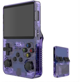 R36S - Consola de mano de videojuegos retro, pantalla IPS de 3,5 pulgadas, reproductor de vídeo, tarjeta TF de 64 GB, más de 10