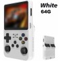 R36S - Consola de mano de videojuegos retro, pantalla IPS de 3,5 pulgadas, reproductor de vídeo, tarjeta TF de 64 GB, más de 10