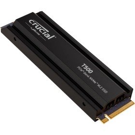 Crucial T500 SSD 2TB PCIe Gen4 NVMe M.2 PS5 Interno Gaming con Disipador, Hasta 7400 MB/s, Compatible PlayStation 5, TLC NAND,