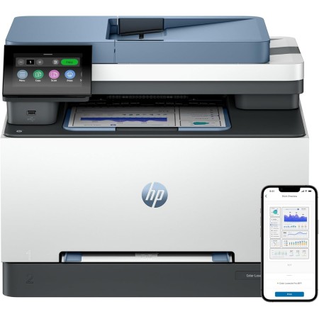 HP Color LaserJet Pro 3302fdn 499Q7F, Impresora Laser A4 Multifunción doble cara automática, Escaner, Copiadora, Fax (25ppm,