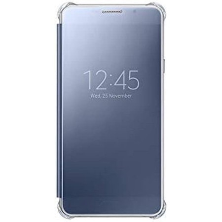 Samsung Galaxy A7 (2016) - Funda Samsung Clear View Cover EF-ZA710CBEGWW - Color Negro/Transparente (Funda 14 cm (5.5"),