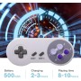 Consola de Videojuegos Retro,Controladores de Juegos,con Dos Asas Consola de Juego Retro Inalámbrica,Controlador Inalámbrico