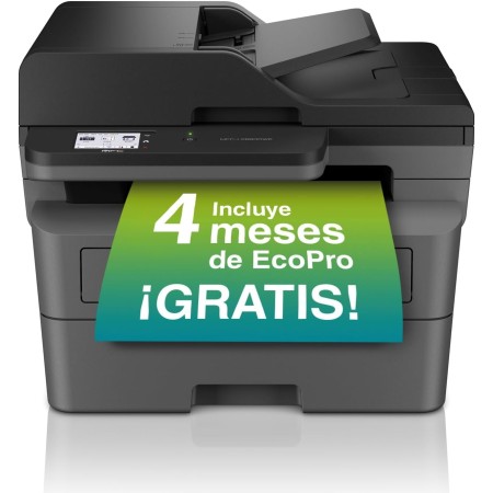 Brother MFC-L2860DWE Impresora Multifunción Láser Monocromo, 34 pág/min, Pantalla LCD Color 6.8cm, Memoria 265MB, Escanea 22.5