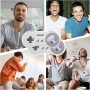 Consola de Videojuegos Retro,Controladores de Juegos,con Dos Asas Consola de Juego Retro Inalámbrica,Controlador Inalámbrico