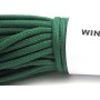 WINGONEER Cuerda de paracaídas de 100 pies, 7 núcleos, 550, Paracord, Nailon, Playa, Camping, 30 Metros, Color Rojo y Naranja