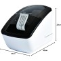 Brother QL700, Impresora de etiquetas profesional con tecnología térmica directa, con función "Conectar y Etiquetar"