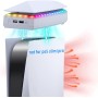 Mcbazel RGB Ventilador de Enfriamiento Superior para PS5, Accesorios de Refrigeración Ajustable 3 Velocidades Cubierta Antipolvo