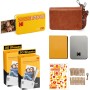 Kodak Mini 2 Retro 4Pass, Impresora Fotográfica + 68 Fotos, Fotos Instantáneas Tamaño 54X86mm, Conexión Inalámbrica Bluetooth -