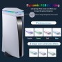 Mcbazel RGB Ventilador de Enfriamiento Superior para PS5, Accesorios de Refrigeración Ajustable 3 Velocidades Cubierta Antipolvo