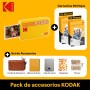 Kodak Mini 2 Retro 4Pass, Impresora Fotográfica + 68 Fotos, Fotos Instantáneas Tamaño 54X86mm, Conexión Inalámbrica Bluetooth -
