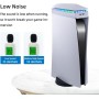 Mcbazel RGB Ventilador de Enfriamiento Superior para PS5, Accesorios de Refrigeración Ajustable 3 Velocidades Cubierta Antipolvo