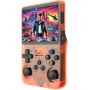 Consola Retro Portatil R36S, Sistema Linux, Pantalla IPS de 3,5", Reproductor de Vídeo de Bolsillo Portátil, Tarjeta TF de 64GB