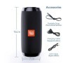 Altavoz Bluetooth portátil TG117, Woofer inalámbrico para exteriores, 