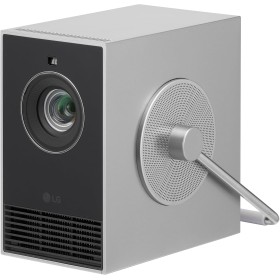 LG CineBeam Q HU710PB Proyector portátil inteligente 4K con ajuste automático de pantalla, enfoque automático, láser RGB, hasta