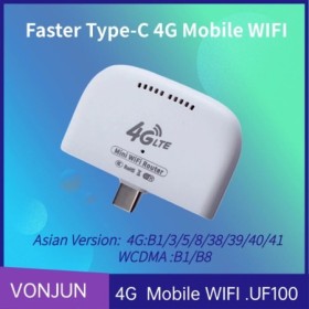 Mini enrutador WiFi UFi 4G LTE con adaptador USB, enrutador inalámbric