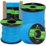 Abma Cord Paracord 2mm Cuerda de 100% Nylon 15m Tipo I Cuerda de Paracaídas 1 Hebra - MAX. 45 kg - Naranja