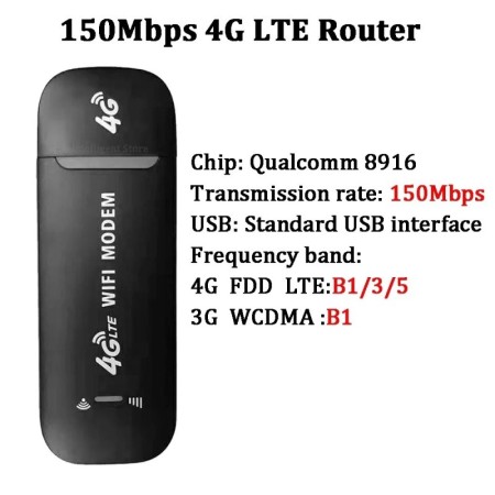 Enrutador Wifi inalámbrico H807Pro 4G LTE, módem Mifi de bolsillo de 1