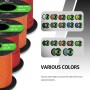 Abma Cord Paracord 2mm Cuerda de 100% Nylon 15m Tipo I Cuerda de Paracaídas 1 Hebra - MAX. 45 kg - Naranja