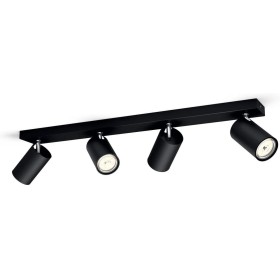 Philips Lighting PROYECTOR KOSIPO 4 LUCES ACCESORIO METAL NEGRO GU10 REGULABLE 52059430PN