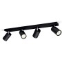 Philips Lighting PROYECTOR KOSIPO 4 LUCES ACCESORIO METAL NEGRO GU10 REGULABLE 52059430PN