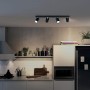 Philips Lighting PROYECTOR KOSIPO 4 LUCES ACCESORIO METAL NEGRO GU10 REGULABLE 52059430PN