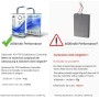 Batería Li-Ion de Alto Rendimiento 9500mWh 2600mAh para PS5 Controller, 66% más de Resistencia (Capacidad), PS5 Controller