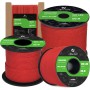 Abma Cord Paracord 2mm Cuerda de 100% Nylon 15m Tipo I Cuerda de Paracaídas 1 Hebra - MAX. 45 kg - Naranja