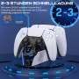 ALEEMTRY Cargador Mando PS5, Dual Accesorios ps5 Mando Cargador con Apariencia Genial para Mando ps5, Cargador para Playstation