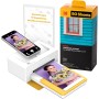 KODAK Dock Plus 4PASS Impresora de Fotos Instantánea (10x15cm) + Pack con 90 Hojas