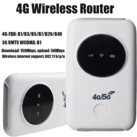 Módem enrutador inalámbrico portátil 4G LTE, punto de acceso móvil de 