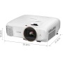 Epson EH-TW5820 - Proyector Full HD 1080p (contraste 60.000:1, brillo blanco y color 2700 lúmenes, con altavoces)