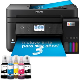 Impresora multifunción EcoTank ET-4850 A4 con depósito de tinta, conexión Wi-Fi y hasta 3 años de tinta incluida