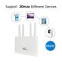Enrutador inalámbrico 4G de 150Mbps, Modem4G, Wifi, con tarjeta SIM, p