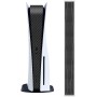 kwmobile Pegatina compatible con Sony Playstation 5 Disc Edition - Skin decorativo y protector para videoconsola - de carbono