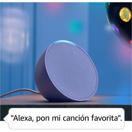 Echo Pop (Última generación) | Altavoz inteligente Bluetooth con Alexa de sonido potente y compacto | Blanco