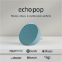 Echo Pop (Última generación) | Altavoz inteligente Bluetooth con Alexa de sonido potente y compacto | Blanco