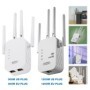 Amplificador de señal WiFi de 1200Mbps con puerto WAN/LAN, amplificado