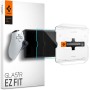 Spigen Glas.tR EZ Fit Protector Pantalla para Sony PlayStation Portal Remote Player, 1 Unidad, Instalación Fácil, Crystal Clear,