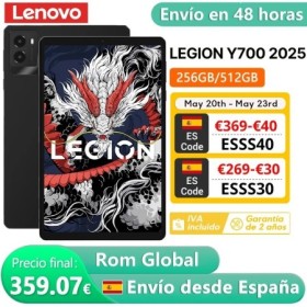 Lenovo LEGION Y700 2025 Tablet Global ROM Snapdragon 8 Gen 3 256GB/512