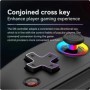 Controlador de Gamepad telescópico D8, Joystick Turbo de 6 ejes, giros