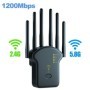 Repetidor WiFi inalámbrico de 1200Mbps, repetidor de señal WiFi de dob
